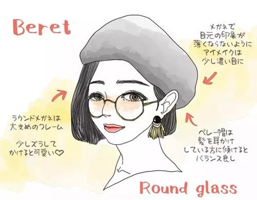 接地氣的小仙女一定要看看！冬天佩戴上帽子和眼鏡