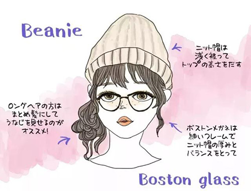 接地氣的小仙女一定要看看！冬天佩戴上帽子和眼鏡